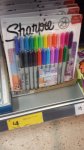 Sharpie Electro pop pens. Morrisons East Dereham Norfolk