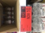 330ml bottles of Evian water