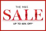 Now upto 60% off M&S sale