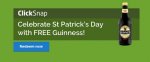 Celebrate St Patrick's Day with FREE Guinness via