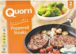 Quorn Meat Free Peppered Steaks (2 per pack - 196g)