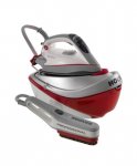 Hoover-auto-shut-off-ceramic-plate-steam-generator-iron-red-grey