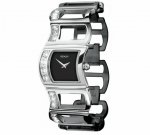 Ladies Seksy Swarovski 4064 black dial watch
