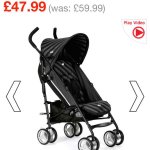 Joie Nitro Baby Stroller Liquorice