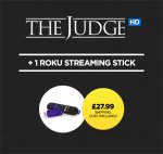 Roku streaming stick + The Judge