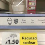 OSRAM LED bulbs all / £1.50