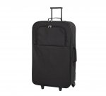 Go Explore Large 2 Wheel Suitcase - Black (81L) C&C