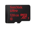 SanDisk Ultra 128 GB MicroSDXC UHS-I Memory Card with SD Adapter