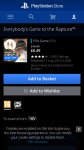 Everybody's gone to the rapture PSN UK