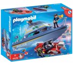 Playmobile Police Boat Playset C&C