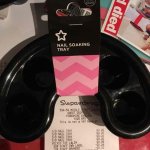 Nail soaking tray
