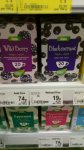Asda own blackcurrant teabags instore