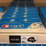 Crest toothpaste x6 @ Watt brothers Sauchiehall Street Glasgow