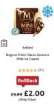 Magnum Mini Double Ice Cream - 6 X 60ml