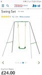 Wooden Plum single swing