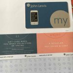  my John Lewis membership card free sign up and get a voucher a regular hot drink & cake & £5 giftcard on a £50 spend