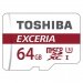 Toshiba Exceria 64GB MicroSDXC U3 Card with Adapter