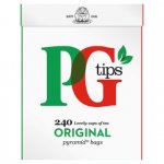 PG Tips 240 Pyramid Tea Bags (43.1p per 100g)