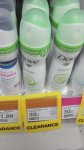 Dove anti perspirant