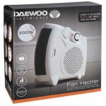 Daewoo electricals 2kw fan heater
