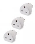 Pack of 3 EU Travel Adaptors