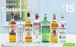 Selected Spirits 1L - £15.00 - ASDA - Gin, Bacardi, Whisky, Vodka, Rum - List in Deal Description