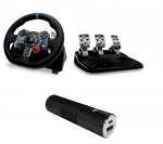 LOGITECH G29 / G920 Driving Force Racing Wheel, Pedals & Portable Power Bank Bundles now £149.99 @ Currys