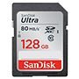 SanDisk Ultra SDXC Memory Card 128GB 80MB/s Class 10 UHS-I