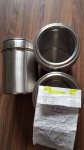 Storage jars / canisters with see through lids reduced