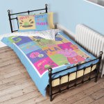 Peppa Pig 100% Cotton Single Duvet Cover and Pillowcase Set