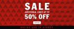 Vans upto 50% off and returns + 20% student discount