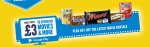 £3 Google Play Credit - Movies Music for 3 codes from Minstrels, Galaxy, Reveals, Snickers, Mars and Maltesers some
