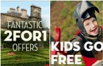 Scotrail-2FOR1 OFFERS & Kids go FREE at attractions with purchase of train ticket incl Easter hols