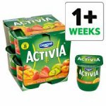 Activia Mixed Fruit Yoghurt 8X125g From 6th