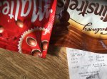 Malteser (103g) & minstrels (130g) pouches