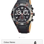 Accurist Chronograph with Leather strap