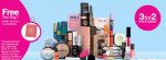 3 for 2 across ALL makeup and cosmetics, and free tote bag