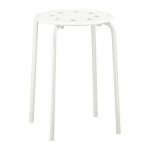 Stool MARIUS Black, Red and White £3.00 at Ikea