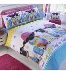 Summer Pug Duvet Set single £4.99