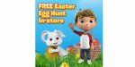 Free Easter Egg Hunt Saturday 15th April instores