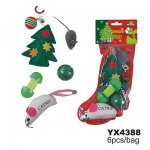 Pet toy stockings for cats and dogs