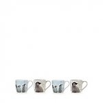 Set of 4 Sabichi Penguin design mugs 7.50