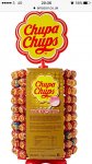 Chuppa chups full size lollies 200 on wheel display