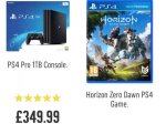 PS4 Pro + Horizon Zero