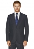 Navy Pinstripe Tailored Fit Suit £30.00 @ Tesco