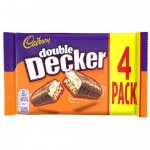 CADBURY DOUBLE DECKER CHOCOLATE 4 PACK 25p @ poundstretcher