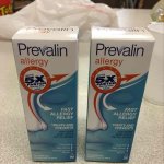 Prevalin allergy nose spray - x2