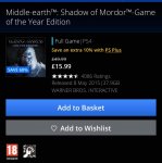 Shadow of Mordor GOTY