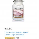 Upto 42% Off selected Yankee Candle Large Jar Candles