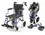 Lightweight folding deluxe travel wheelchair in a bag with handbrakes @ fenetic_trading ebay - £89.99